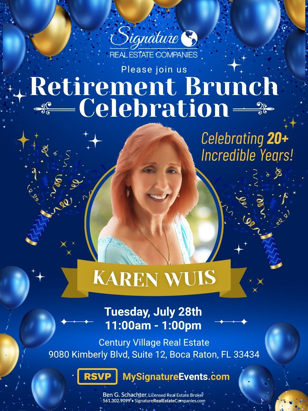 Karen Wuis Retirement Brunch Celebration