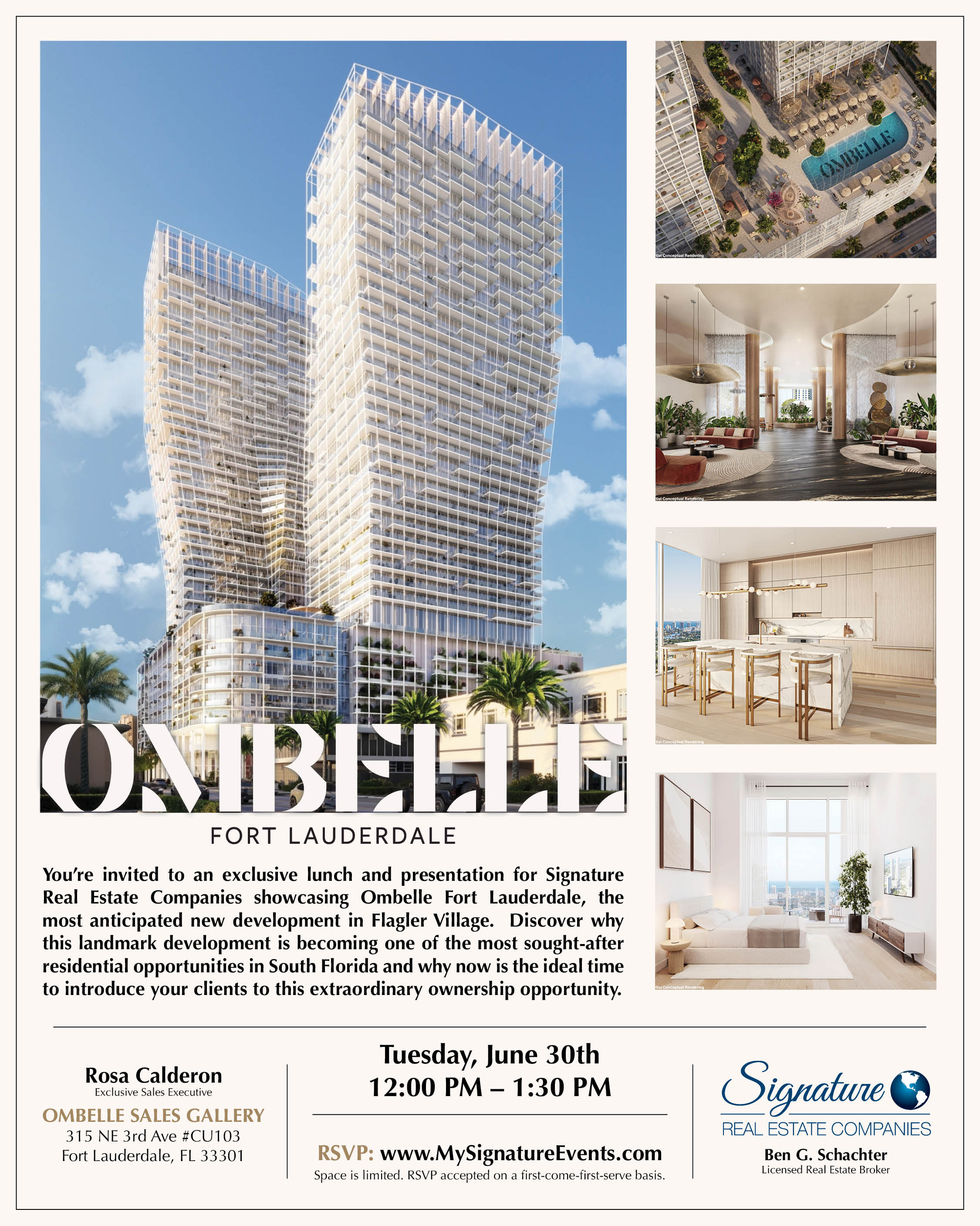 Ombelle Exclusive Lunch and Presentation