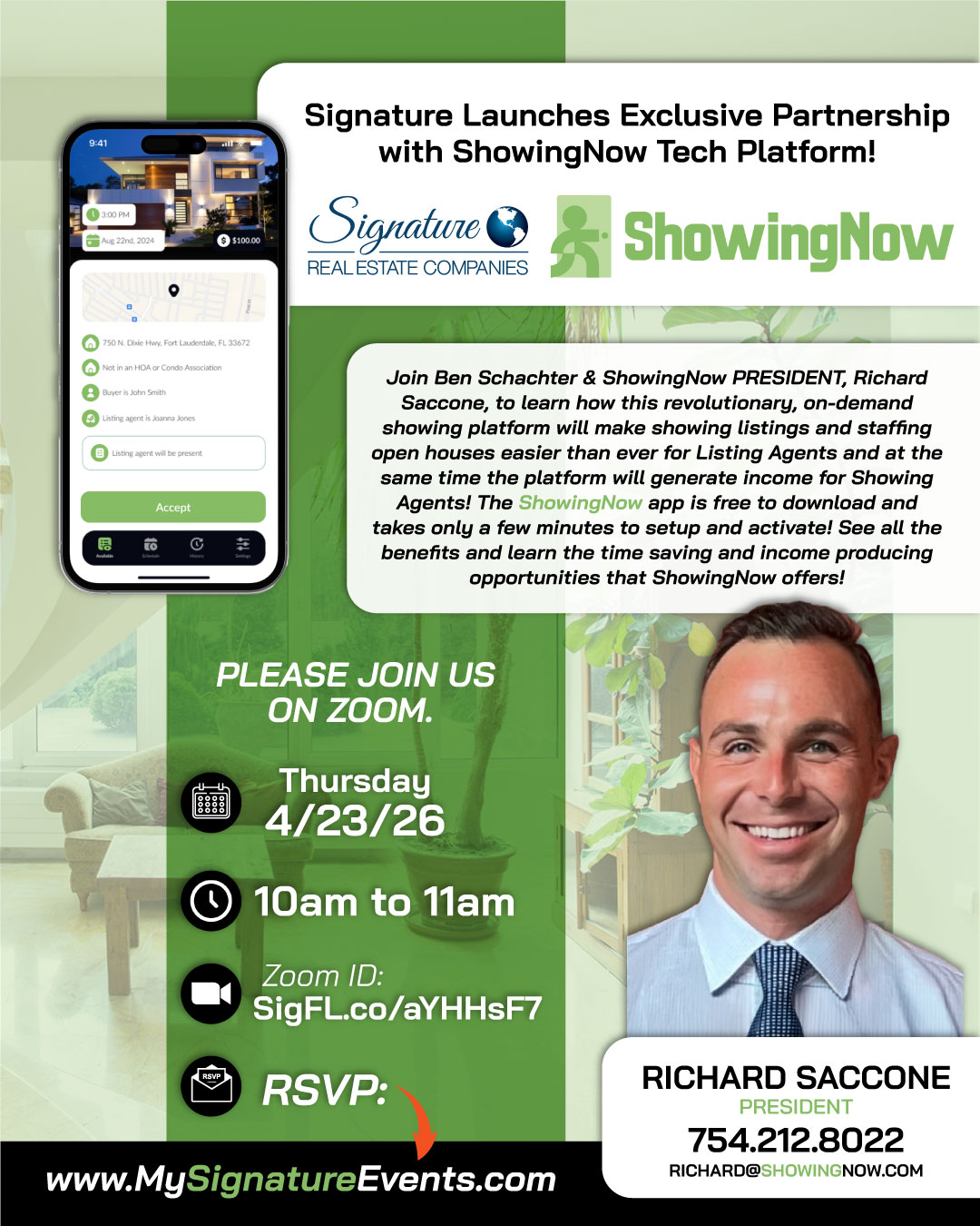 Signature Launches Exclusive Partnership with ShowingNow Tech Platform